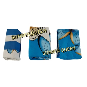 Juego de Sábanas SUNWIN Queen Metropolitan de Microfibra de 85-100GSM, Juego de 6 Piezas para Cama King/California King, Diseño Floral Azul - Product Image 2