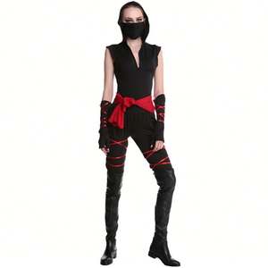 Mujeres adultas <span class=keywords><strong>Anime</strong></span> enmascarado <span class=keywords><strong>Ninja</strong></span> Warrior disfraces Halloween mascarada disfraz Cosplay - Product Image 4