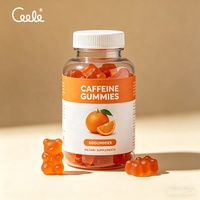 Suplementos Veganos de Marca Privada OEM, Gomitas de Cafeína, Fórmula Natural con Pectina, Productos de Apoyo Nutricional Diario para Adultos