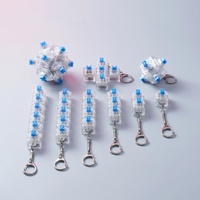 Wholesale Multiple Styles Mechanical Keyboard Switch Fidget Toy Stress Relief Keychain Kids Adult Custom Keycap Keychain