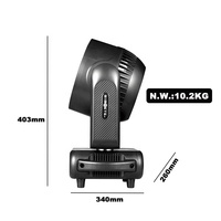 FEIYUEYUE K15 19x40W LED RGBW Bee Eyes Moving Head Zoom Wash Light 10-60 DMX512 Control Aluminium Alloy for Stage Wedding Party