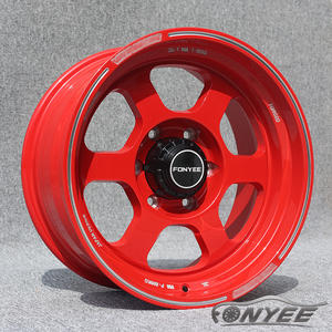 Fonyee <span class=keywords><strong>TE37</strong></span> Off Road 4x4จานลึกเว้า17นิ้ว17x8.5 6X139.7 <span class=keywords><strong>6</strong></span>หลุม huecos MAG อลูมิเนียมกว้างล้อรถยนต์<span class=keywords><strong>ขอบ</strong></span>ล้อ - Product Image 2