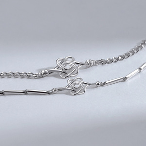 Knot Of Love Couple Bracelets Tibetan Silver Bowknot Design For Men And Women Gift Jewelry - Product Image 3