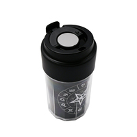 Tasse à café à la mode avec isolation thermique et isolation au froid en acier inoxydable 304 avec couvercle rabattable