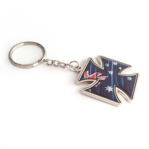 מותאם אישית אבץ סגסוגת מתכת מפתח שרשרת מסתובב קידום מכירות ארבעה-צדדי קוביות מפתח שרשרת - Product Image 3