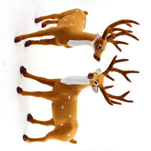 Batería operado navidad regalo juego Musical a Santa Reno <span class=keywords><strong>con</strong></span> <span class=keywords><strong>trineo</strong></span> para regalos de peluche de felpa muñeca - Product Image 6