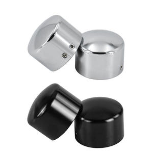 Pièces de moto, bouchon de vis d'axe avant de moto, couvercle décoratif d'axe avant en aluminium CNC, adapté aux pièces Harley - Product Image 3