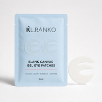 Patchs Hydrogel Personnalisables Sous les Yeux à Marque Blanche, Formule Personnalisée, Texture Gelée Blanche, Soin des Yeux, Produits de Soin de la Peau