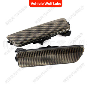 Reflector de parachoques para vehículo Wolf Lake, pieza de repuesto de luz lateral negra ABS para Vw Jetta Golf 1999 2006 - Product Image 3