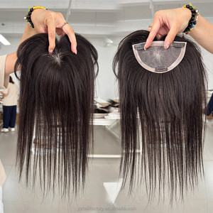 Nouvelle Frange Capillaire pour Femmes en Cheveux Humains Russes, Topper en Dentelle, Ligne de Cheveux Naturelle, Aspect Naturel - Product Image 2