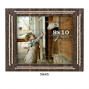 Vintage Style Natural Brown Wooden photo <b>Frame</b> For Home Office Tabletop Or <b>Wall</b> Decor Display - Product Image 1