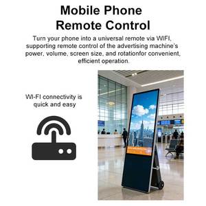 Pantalla Digital Publicitaria Portátil y Conveniente de 43 Pulgadas con Batería Recargable, Tótem de Señalización Digital para Exteriores para Negocios - Product Image 5