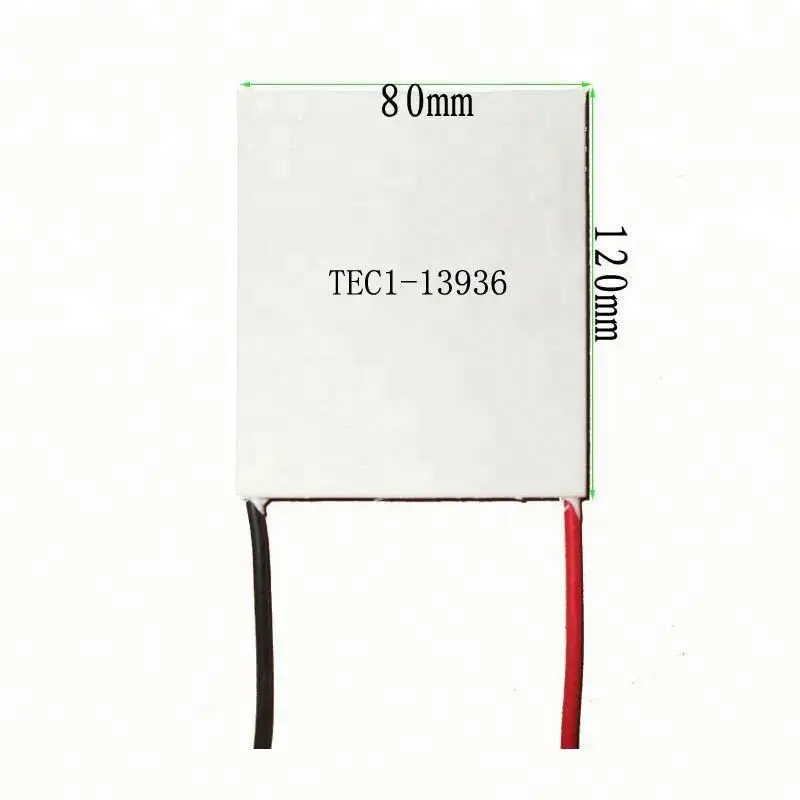 Pendingin termoelektrik semikonduktor daya Ultra tinggi TEC1-13936 area besar 80*120mm