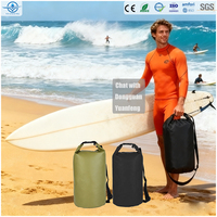 Sac étanche personnalisé avec logo, sac de voyage en PVC pour la randonnée et le camping, disponible en 2L, 5L, 10L, 15L, 20L, 30L, 40L, 60L, 80L, 100L