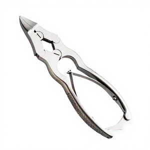 ASAP Coupe-ongles de pieds professionnel en acier inoxydable, écologique, à double action, robuste, à large ouverture de mâchoire - Product Image 1