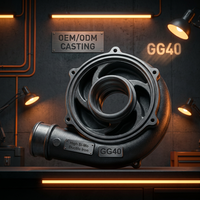 Pièces de moteur automobile en fonte ductile grise HT250 de qualité industrielle, marque LF, certifiées ISO9001, service OEM/ODM, moulage en sable
