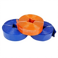 Tuyau plat en PVC personnalisable, fourni par l'usine, tuyau de pompe à eau haute pression pour systèmes d'irrigation agricole
