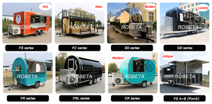 Xe Tải Thực Phẩm Nhật Bản Với Quạt Thông Gió Xe Tải Thực Phẩm Di Động Ngoài Trời Sushi - Product Image 6