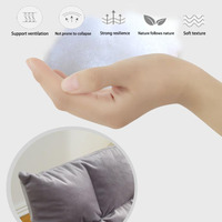 Coussin de chaise de style nordique de luxe avec rembourrage 100 % coton, design en U, pour la maison et le bureau, amovible, pratique, pour meubles