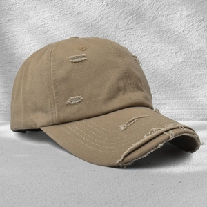 Cappellino da Baseball Trendy con Effetto Usurato, Ricamo Logo Personalizzato, Stile Streetwear, Versatile, Morbido, con Visiera a Becco d'Anatra per Protezione Solare - Product Image 6