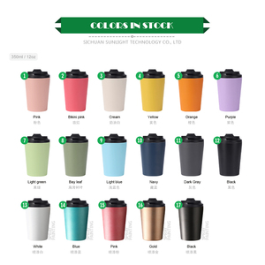 Özel Tumbler toptan toplu termal mor kahve kupa termos bardak paslanmaz çelik kahve Latte kupa Logo ile seyahat kahve fincanı - Product Image 3