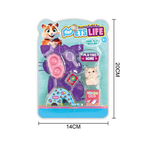 Juego de Juguetes de Plástico para Hámster, Realista y Encantador, Juego de Roles, Figura de Hámster, Juguete Educativo para Niños, Regalo - Product Image 6