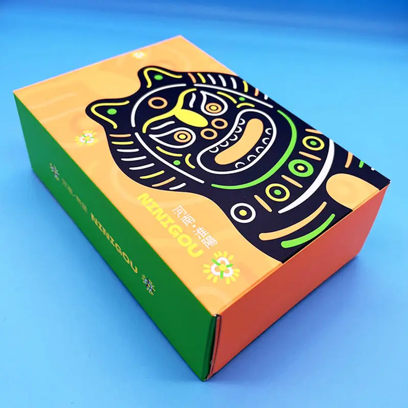 QXY1507 Custom Logo regalo carta ondulata scatola di imballaggio pieghevole per la cura della pelle cosmetici candela profumo gioielli cioccolato tumbler
