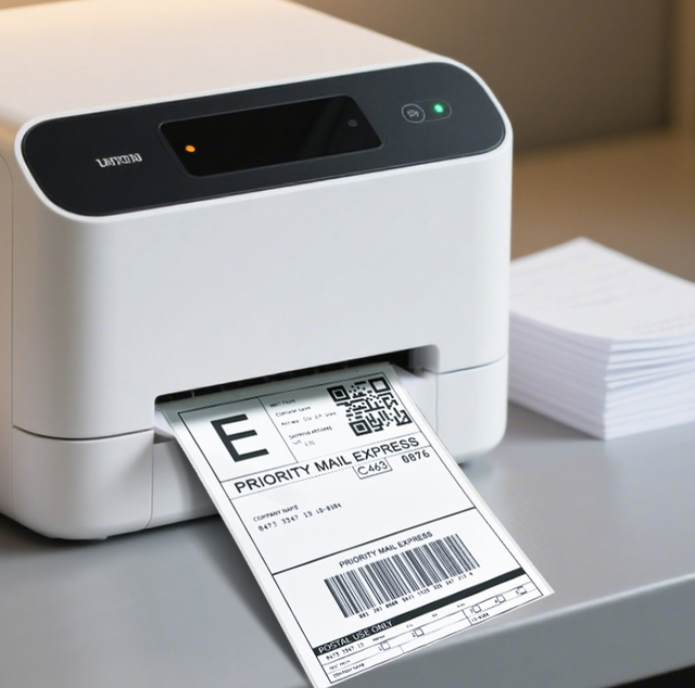 A6 Hot Label Waybill Waterproof Adhesive Sticker Logistics Express Electronic Face Single Bar Code Label Paper Thermal