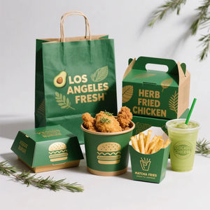 Bolsa de Papel Kraft Personalizada con Logotipo, Reciclada, para Regalos, Comida para Llevar, Compras, con Asa - Product Image 4