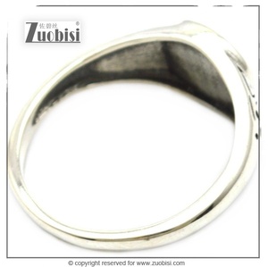 新设计925纯银戒指铸造五角星戒指男士珠宝 - Product Image 4