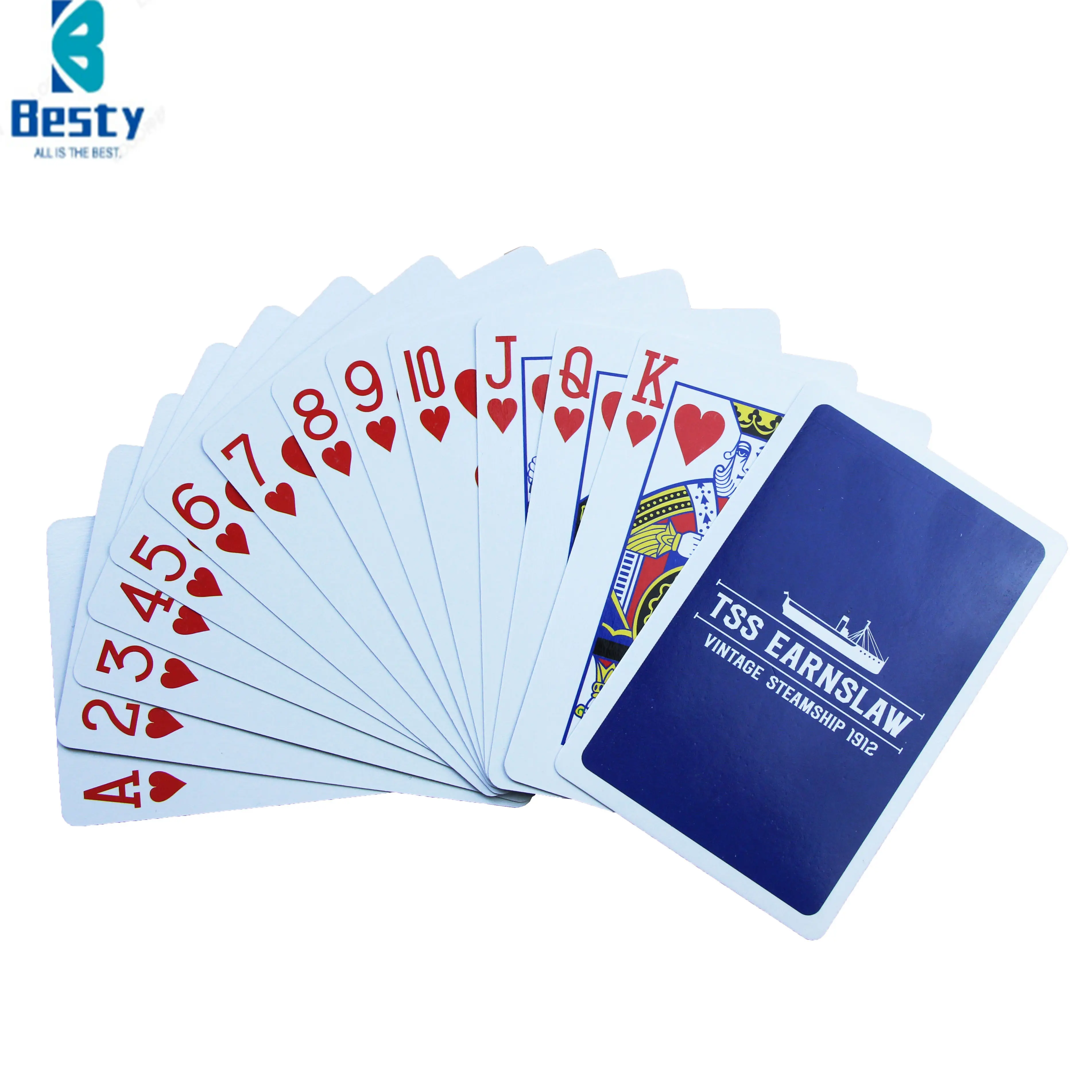 Toptan promosyon hediyeler Poker kartları özel baskılı sigara promosyon oyun kartları