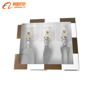 Halloween Glow In Dark Witch Tree Cutlery Set Cheese Knife Jam Spatula Large Flat Spatula Two Pronged Fork Fruit Fork Silver - Product Image 2