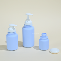 Bouteille en plastique PE de luxe avec logo personnalisé pour contenants de crème cosmétique, souple, compressible, recyclable, emballage multi-capacités pour soins de la peau