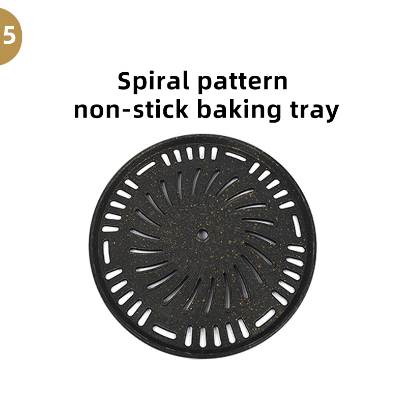 5-Spiral Non Stick Gril Pan