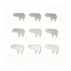 库存有货 Faston 端子 低价镀锡 H62 黄铜端子 PCB 焊接片 加工服务 支持 OEM - Product Image 1