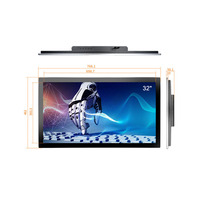 PC à écran tactile tout-en-un industriel IP65 10.1 "-32" écran plat avec boîtier en métal pour le contrôle d'usine MES SOP