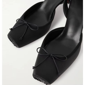 Nuevas Zapatillas de Ballet Elegantes y Sexys con Tacón Bajo, Punta Cuadrada, Cierre de Lazo en el Tobillo y Cordones para Mujer - Product Image 3