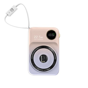 Nouvelle batterie externe magnétique portable 22,5 W à charge ultra-rapide 10000 mAh avec câble intégré et impression de logo <span class=keywords><strong>personnalisable</strong></span> - Product Image 5