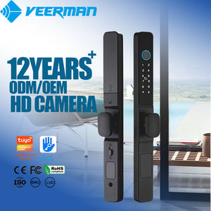 Ip65 רזה עמיד למים חיצוני tuya tlock מרחוק טביעת אצבע דיגיטלי נעילה אלקטרונית חכם מנעול אלומיניום - Product Image 1