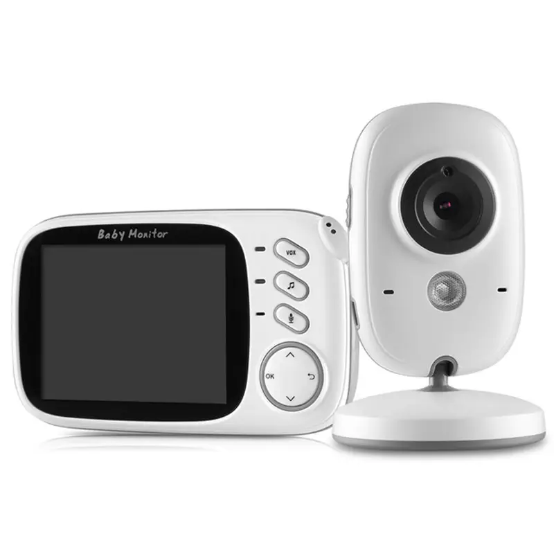 LCD ekran 2.4GHz kızılötesi gece görüş Video dadı Babyphone ile kamera ve ses bebek izleme monitörü