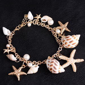 Collar de Concha de Mar, Estrella de Mar y Concha Tahitiana para el Verano - Product Image 2