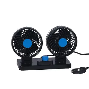 El mejor precio, ventilador enfriador para coche, venta al por mayor, refrigeración eléctrica, aire acondicionado, 24V, camión, 12V, CC, Mini ventilador para coche