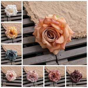 Wholesale INS Style Artificial Peach <b>Branch</b> <b>Light</b> Dream Rose Flower Head Green Plant Flower Craft for Graduation - Product Image 3