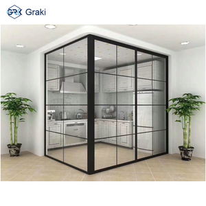 Cloison de séparation murale de bureau encadrée Inum, absorption acoustique, durable, écologique, séparateur de pièce commercial pour hôpital, école - Product Image 3