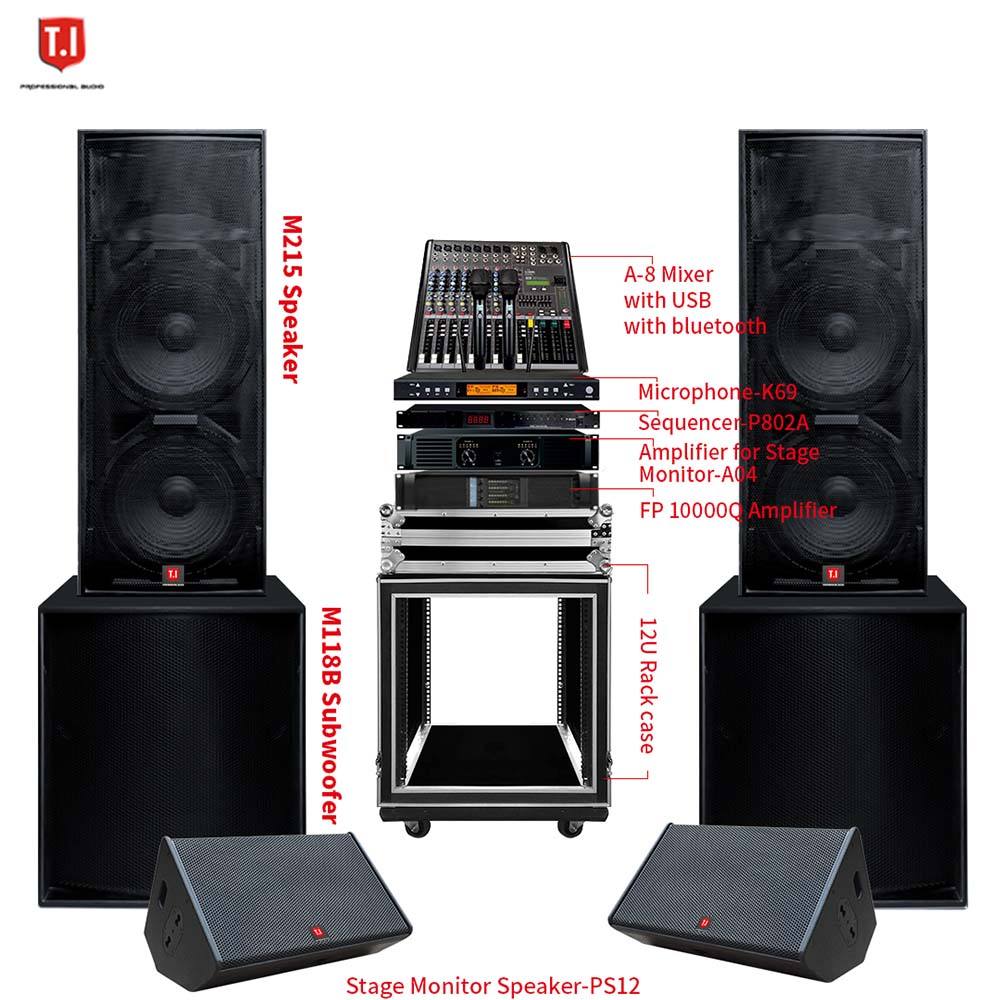 Dual 15 Inch Full Range Speakers Professional Sound Solutions