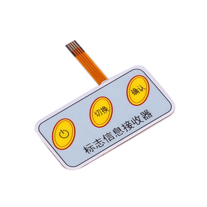 OEM nhà máy vật nuôi màng chuyển đổi bàn phím & BÀN PHÍM Tactile điều khiển công nghiệp với kim loại mái vòm liên hệ với lớp phủ đồ họa - Product Image 6