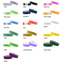 Bracelets jetables en papier Tyvek avec impression de logo personnalisée pour événements promotionnels et contrôle d'accès
