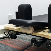 Kule ev stüdyo Fitness ekipmanları ile Pilates Reformer ticari beyaz alüminyum makine