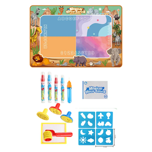 Animal sauvage magique eau toile préscolaire enfants éducation dessin jouets écriture Doodle tapis à vendre - Product Image 6