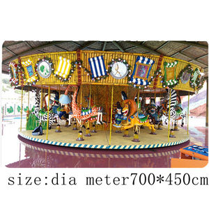 Mini parc d'attractions Mini carrousel à vendre carrousel à vendre jeux pour enfants équipement de terrain de jeu intérieur fibre de verre hydraulique - Product Image 5